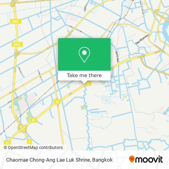 Chaomae Chong-Ang Lae Luk Shrine map