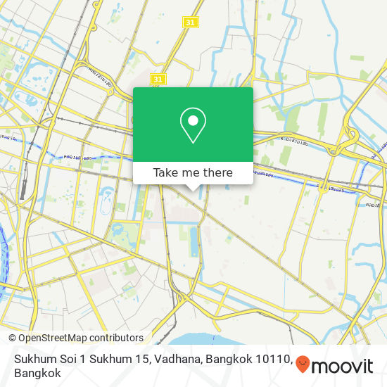 Sukhum Soi 1 Sukhum 15, Vadhana, Bangkok 10110 map