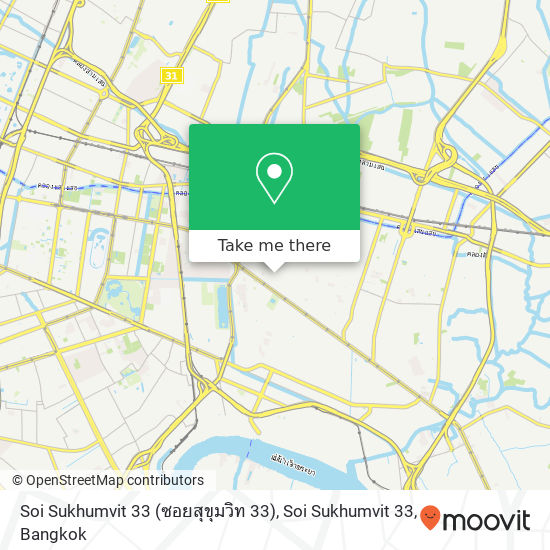 Soi Sukhumvit 33 (ซอยสุขุมวิท 33), Soi Sukhumvit 33 map