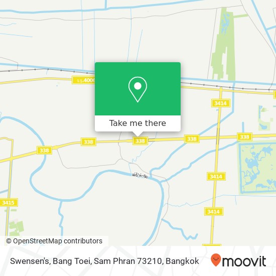 Swensen's, Bang Toei, Sam Phran 73210 map