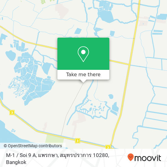 M-1 / Soi 9 A, แพรกษา, สมุทรปราการ 10280 map