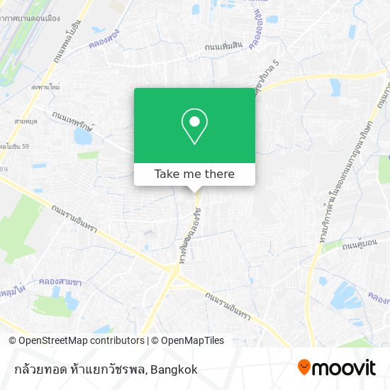 กล้วยทอด ห้าแยกวัชรพล map