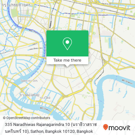 335 Naradhiwas Rajanagarindra 10 (นราธิวาสราชนครินทร์ 10), Sathon, Bangkok 10120 map