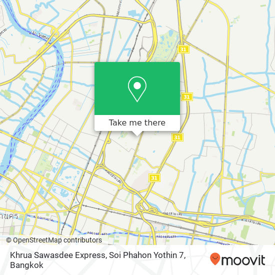 Khrua Sawasdee Express, Soi Phahon Yothin 7 map