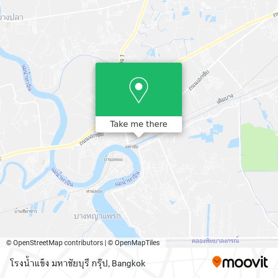 โรงน้ำแข็ง มหาชัยบุรี กรุ๊ป map