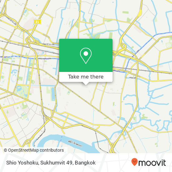 Shio Yoshoku, Sukhumvit 49 map