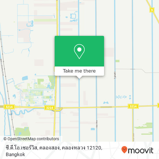 ซี.ดี.โอ.เซอร์วิส, คลองสอง, คลองหลวง 12120 map