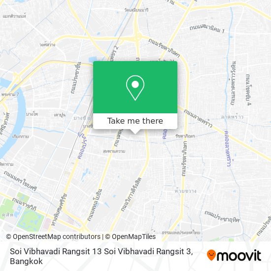 Soi Vibhavadi Rangsit 13 Soi Vibhavadi Rangsit 3 map