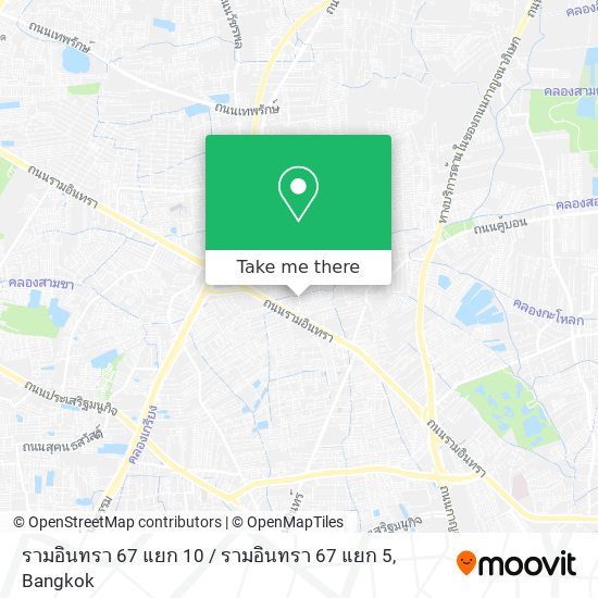 รามอินทรา 67 แยก 10 / รามอินทรา 67 แยก 5 map