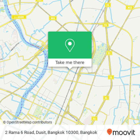 2 Rama 6 Road, Dusit, Bangkok 10300 map