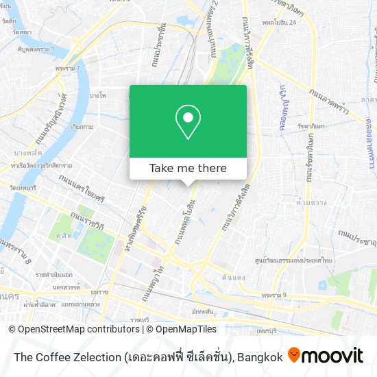 The Coffee Zelection (เดอะคอฟฟี่ ซีเล็คชั่น) map