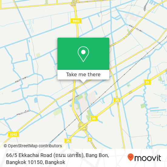 66 / 5 Ekkachai Road (ถนน เอกชัย), Bang Bon, Bangkok 10150 map