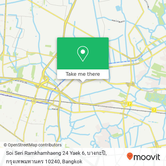 Soi Seri Ramkhamhaeng 24 Yaek 6, บางกะปิ, กรุงเทพมหานคร 10240 map