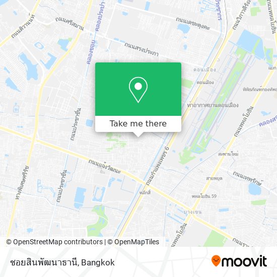 ซอยสินพัฒนาธานี map