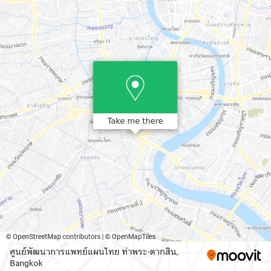 ศูนย์พัฒนาการแพทย์แผนไทย ท่าพระ-ตากสิน map