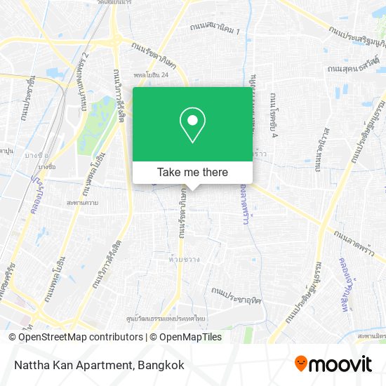 Nattha Kan Apartment map