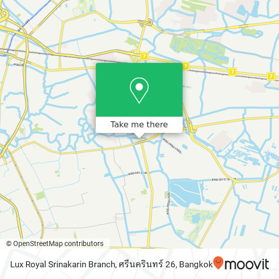 Lux Royal Srinakarin Branch, ศรีนครินทร์ 26 map