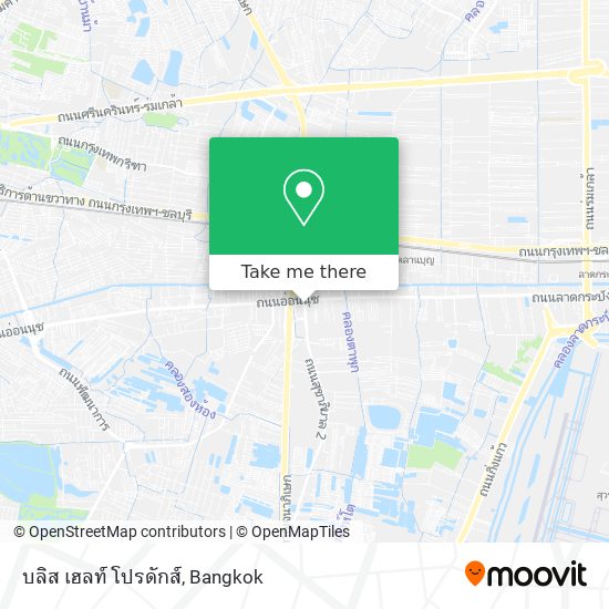 บลิส เฮลท์ โปรดักส์ map