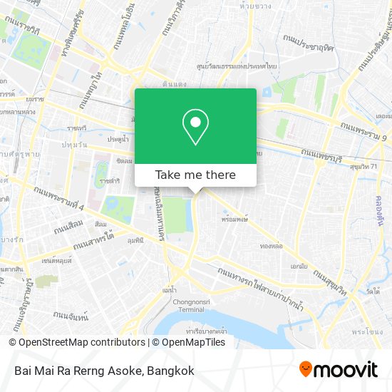Bai Mai Ra Rerng Asoke map