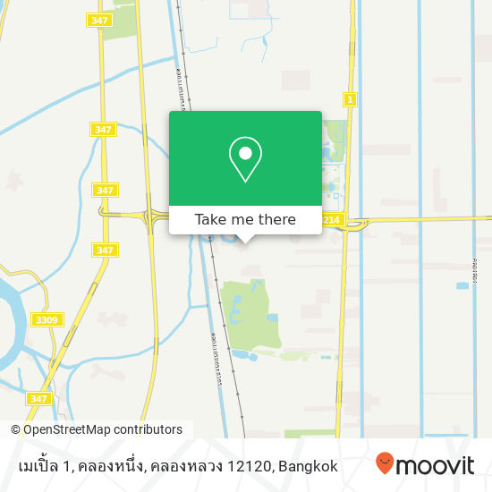 เมเปิ้ล 1, คลองหนึ่ง, คลองหลวง 12120 map