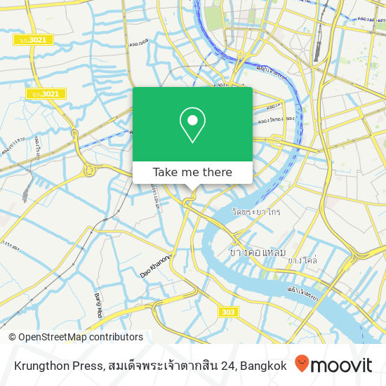 Krungthon Press, สมเด็จพระเจ้าตากสิน 24 map