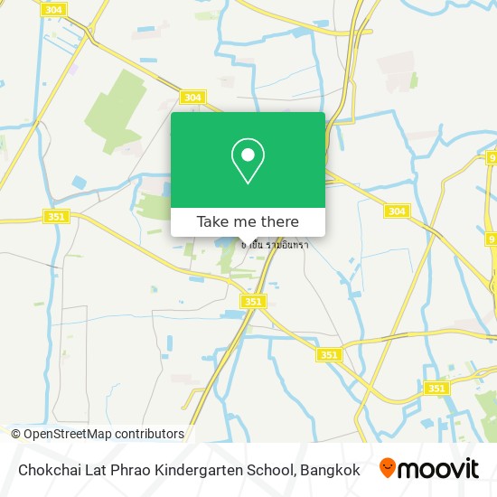 Chokchai Lat Phrao Kindergarten School map