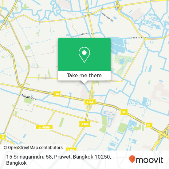 15 Srinagarindra 58, Prawet, Bangkok 10250 map