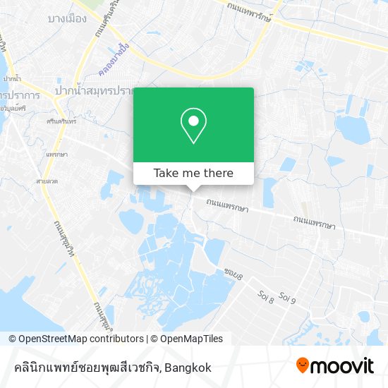 คลินิกแพทย์ซอยพุฒสีเวชกิจ map