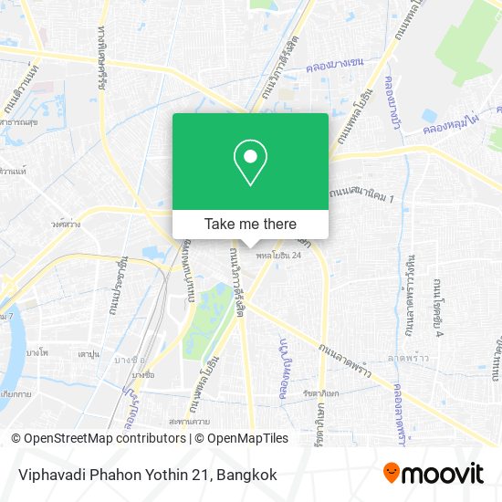 Viphavadi Phahon Yothin 21 map