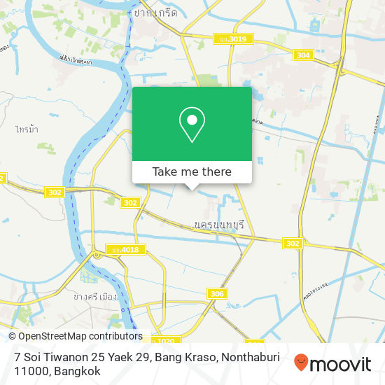 7 Soi Tiwanon 25 Yaek 29, Bang Kraso, Nonthaburi 11000 map