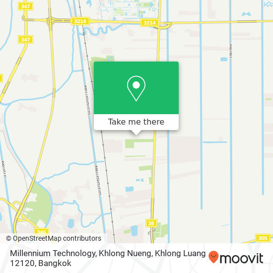 Millennium Technology, Khlong Nueng, Khlong Luang 12120 map