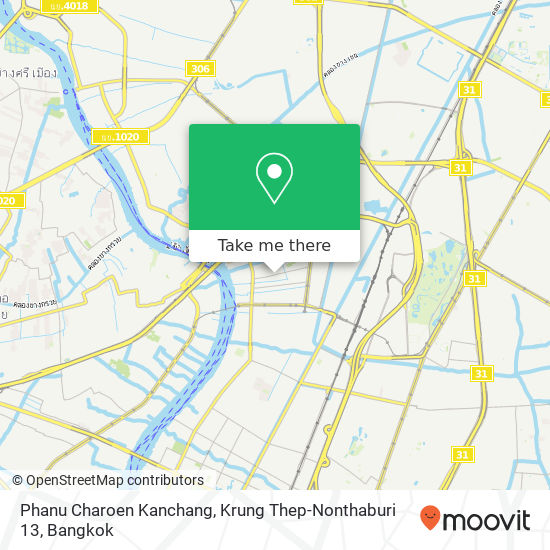 Phanu Charoen Kanchang, Krung Thep-Nonthaburi 13 map