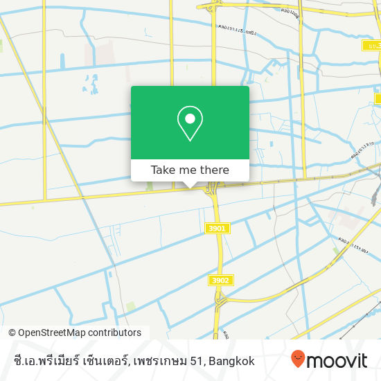 ซี.เอ.พรีเมียร์ เซ็นเตอร์, เพชรเกษม 51 map