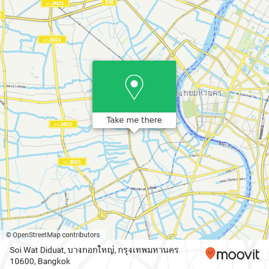 Soi Wat Diduat, บางกอกใหญ่, กรุงเทพมหานคร 10600 map