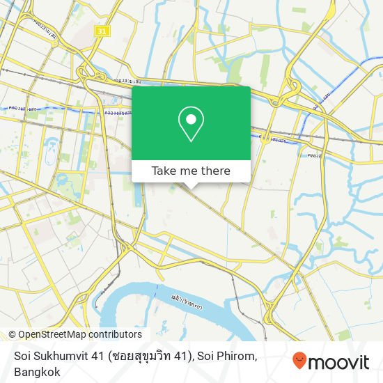 Soi Sukhumvit 41 (ซอยสุขุมวิท 41), Soi Phirom map