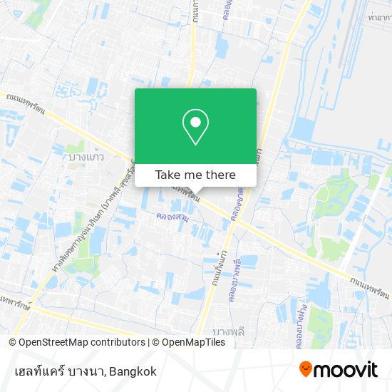 เฮลท์แคร์ บางนา map