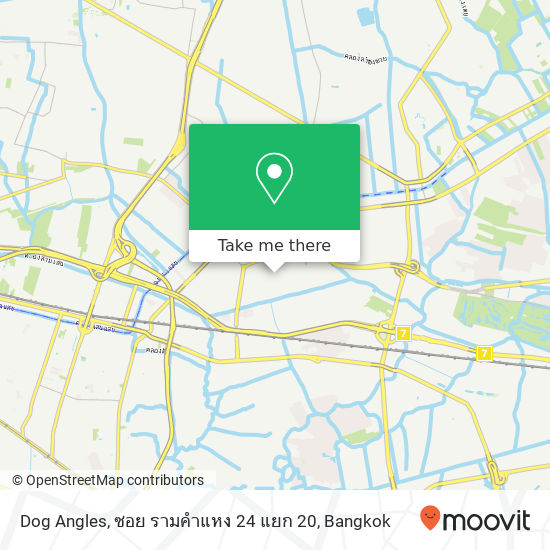 Dog Angles, ซอย รามคำแหง 24 แยก 20 map