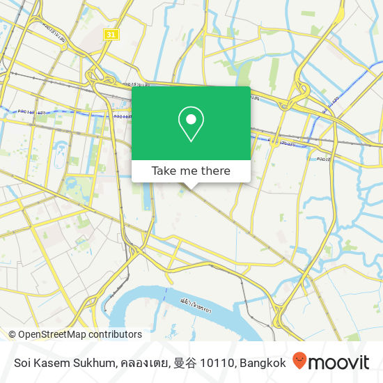 Soi Kasem Sukhum, คลองเตย, 曼谷 10110 map