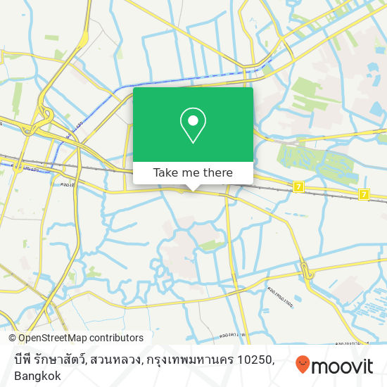 บีพี รักษาสัตว์, สวนหลวง, กรุงเทพมหานคร 10250 map