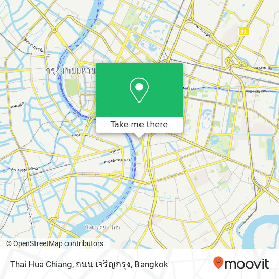 Thai Hua Chiang, ถนน เจริญกรุง map