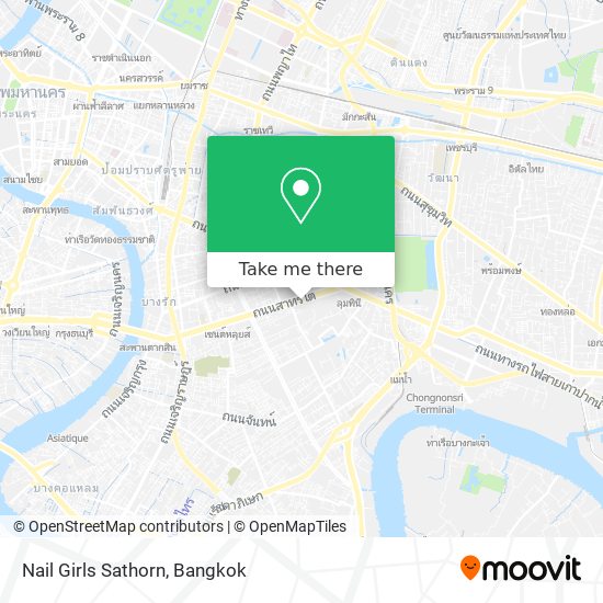 Nail Girls Sathorn map