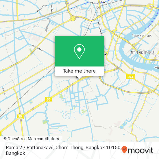 Rama 2 / Rattanakawi, Chom Thong, Bangkok 10150 map