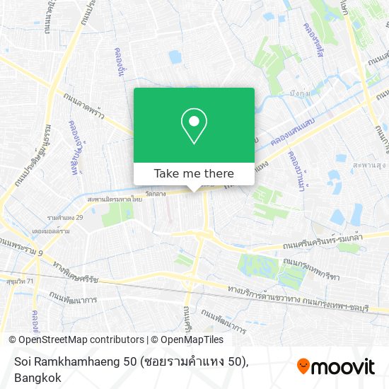Soi Ramkhamhaeng 50 (ซอยรามคำแหง 50) map