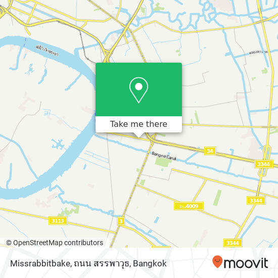 Missrabbitbake, ถนน สรรพาวุธ map