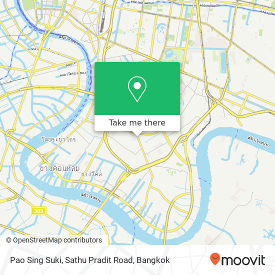 Pao Sing Suki, Sathu Pradit Road map