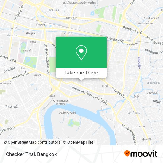 Checker Thai map