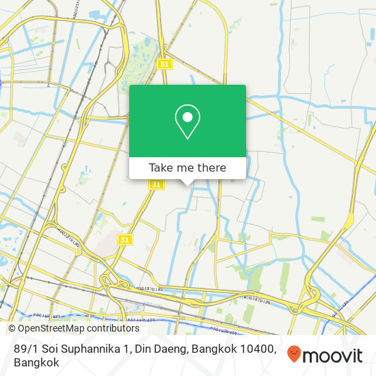 89 / 1 Soi Suphannika 1, Din Daeng, Bangkok 10400 map