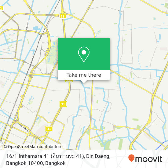 16 / 1 Inthamara 41 (อินทามระ 41), Din Daeng, Bangkok 10400 map