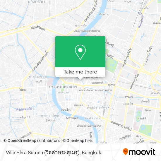 Villa Phra Sumen (วิลล่าพระสุเมรุ) map