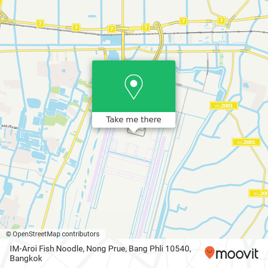 IM-Aroi Fish Noodle, Nong Prue, Bang Phli 10540 map